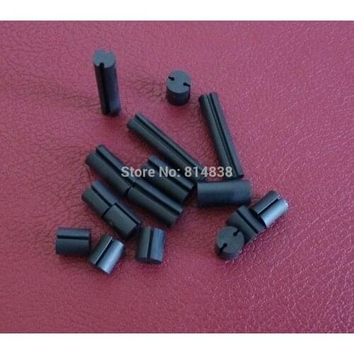 Wkooa Dia. 5mm L = 4mm Black LED Spacer Support Hood PCB Board Mount Hardware