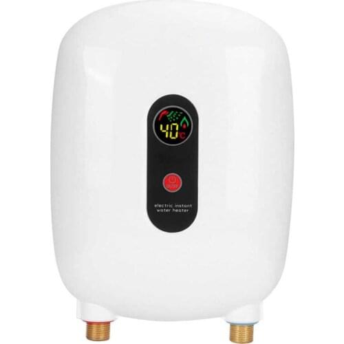 XY-B08-W,3500W Water Heater Tankless Instant Water Heater Home Bathroom Kitchen 3 Second Fast Heating Shower Water Heater
