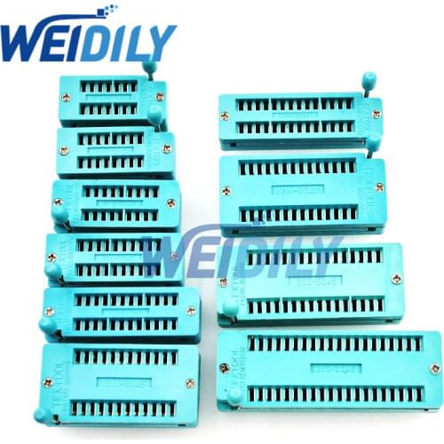 2PCS zif socket ic socket 14PIN Test Universal zif sockets 14P DIP 16Pin/18Pin/20Pin/24Pin/28Pin/32Pin/40Pin 16P/18P/20/24P/28P