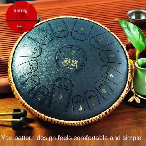 14-Inch 15-Tone Carbon Steel Hollow Drum