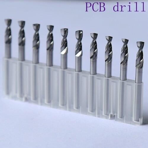 2017 Special Offer 2.4mm Without Ring Carbide PCB Bit 10 PCS Sculpture Machine Micro Wood Tools Diamond Glass New Column