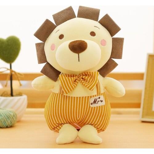 2020 New Plush Lion Cartoon Doll Filled Pp Cotton Cute Home Decoration Decoration Gift Toys