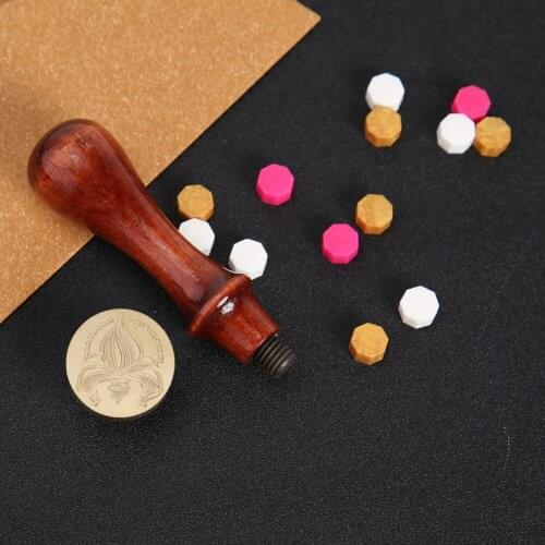 Album Replace Copper Head Antique Plant DIY Scrapbooking Sealing Wax Stamp Head Mental Handmade Scrapbooking Photo