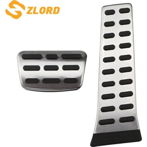 Zlord Stainless Steel Car Pedals for Hyundai Tucson Ix35 2009 - 2014 Gas Pedal Brake Pedal Auto Accessories