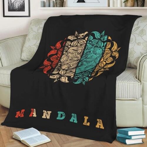 Geometric Owl 3D Printed Velvet Plush Throw Fleece Blanket Bedspread Sherpa Blanket Home Decora