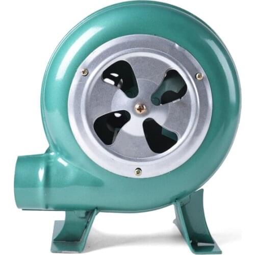 220V~240V household blower Iron Barbecue blower Small centrifugal blower 30W 40W 60W 80W EU US Plug adapter Green for barbecue