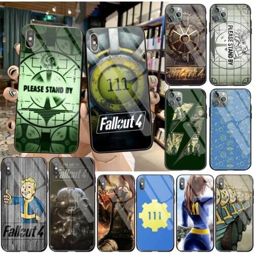 Fallout 4 Video Games Phone Case Tempered Glass For iPhone 12 pro max mini 11 Pro XR XS MAX 8 X 7 6S 6 Plus SE 2020 cover
