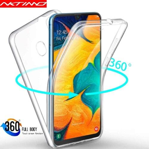 360 TPU Front Cover For Samsung Galaxy A10 A10S A20 A20S A20E A30 A30S A40 A50 S8 S9 S10 J4 J6 A6 A8 Plus A9 A7 2018 A70 Case