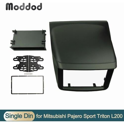 For Mitsubishi Pajero Sport Triton L200 Radio DVD Stereo Panel Dash Mounting Installation Trim Kit Face Frame Fascia with box