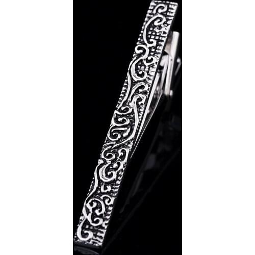 KFLK quality cufflinks stickpin gift tie pin men black tie clip cufflinks stickpin 2018 new products guests