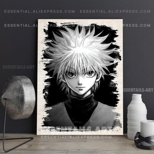 Killua Zoldyck HxH Anime Poster Canvas Wall Art Painting Decor Pictures Bedroom Study Living Room Home Decoration Prints