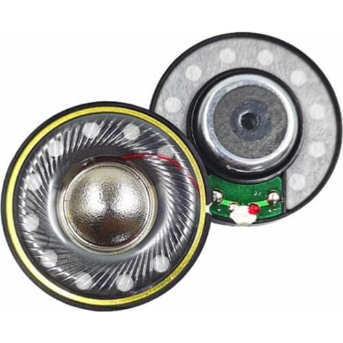 40mm head-mounted composite bass mid-high-frequency unit headset speakers for diy headphone