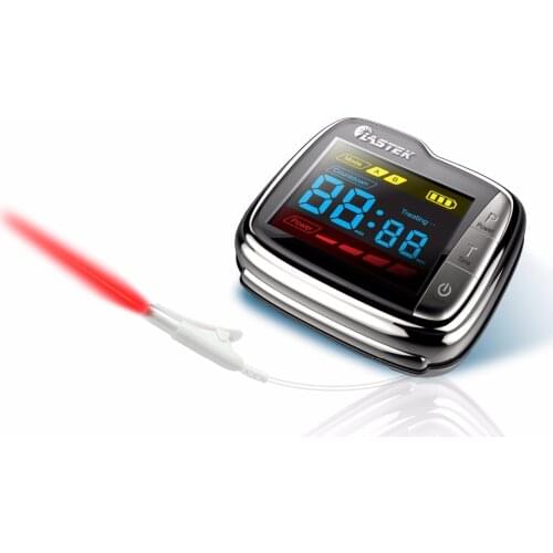 LASTEK Laser Wrist Watch hypertension hyperlipidemia hyperglycemia Diabetes Laser Therapy device