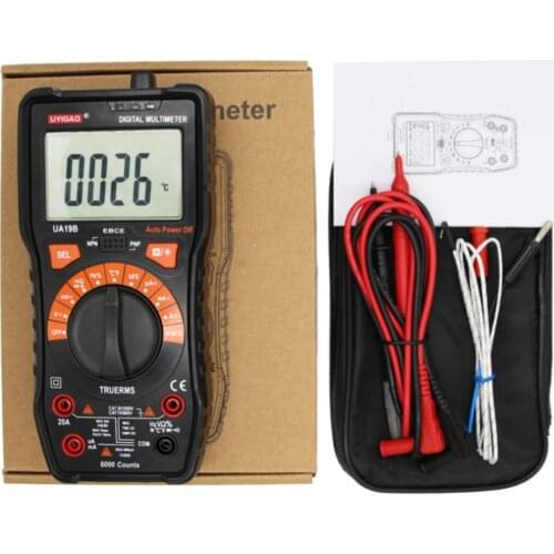 UA19B Digital Display Multimeter Handheld Digital Anti-burn Measurement Test Auto Power Off Variable
