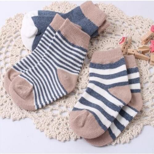 4pair/lot Cotton Newborn Baby Socks Boy&girl Socks Toddler Newborn Floor Socks Cotton Baby Socks 0-3 years
