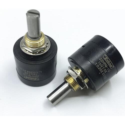 22HP-10 precision multi-turn 10 ring wirewound potentiometer 1K 2K 5K 10K switch