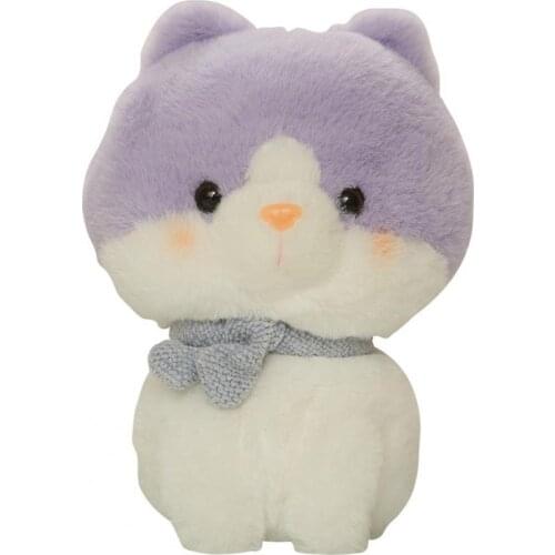 2021 New Plush Pillow Cartoon Decoration PP Cotton Cat Animal Shape Doll Toy for Office Nice Birthday Gift for Children Girl