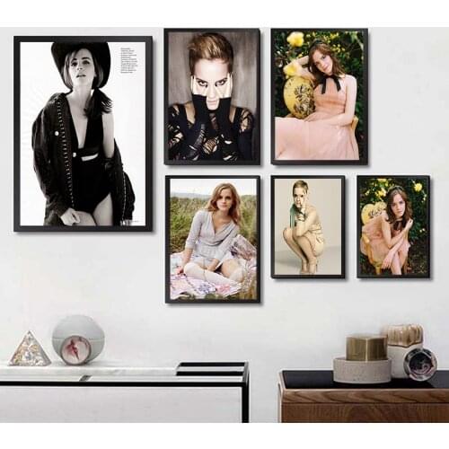 New Emma Watson Hermione classic movie film poste Kids Room Art Decor Home Decor painting