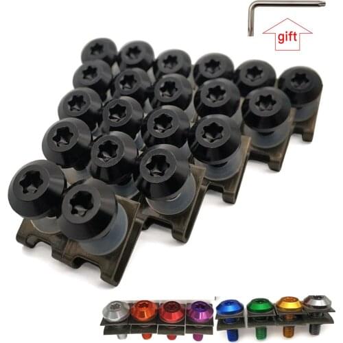 For Suzuki GSXS1000 GSF1200 GSF1250 GSF650 BANDIT Motorcycle Fairing Aluminu hexagon socket Screws Clips Body Spring Bolt Kit