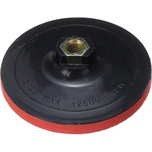 5 Inch 125mm Hook And Loop Backing Pad Sander Disk Discs Abrasives Backing Plate Power Tools For Angle Grinder M14 Female Thread