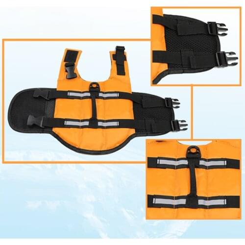 Pet Comfortable Life Preserver Safety Swimming Suit Summer Breathable Dog Jacket Swimwear Puppy Big Dog Clothing
