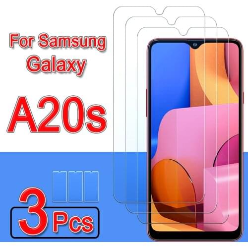 1-3pcs a20s case protective glass on for Samsung Galaxy a 20s Screen Protector Cover a20 s s20 Samsunga20s Tempered Glas film