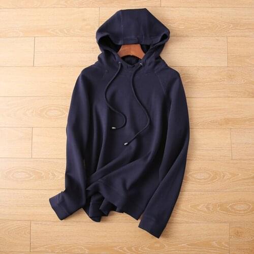 Womans Sweatshirts Solid Colors Korean Female Hooded Pullovers 2021 Cotton Thicken Warm Oversized Hoodies for Women