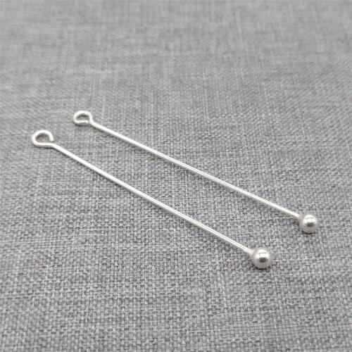 10pcs of 925 Sterling Silver Long Stick Drop Charms for Earring Making
