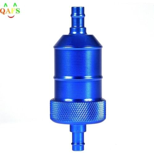 8mm Petrol Gas Fuel Filter Cleaner For Motorcycle Pit Dirt Bike ATV Quad Inline Oil Gas Fuel Filter 5 Color Wholesale