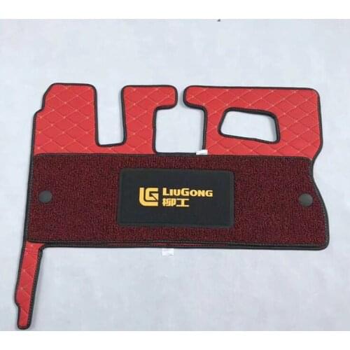 Free shipping for excavator foot pad Liugong 906E foot pad Liugong 906E cab floor glue carpet
