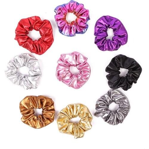 Free shipping Fashion women candy color Hair bands fluorescent color hair scrunchies girls cute gum Accessories Ponytail Holder