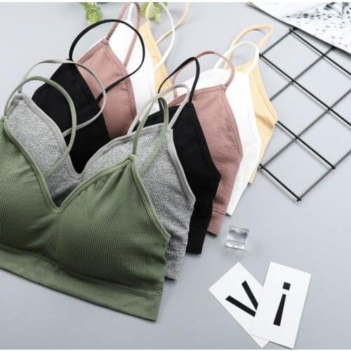 High Elastic Push Up Bralette For Woman Sexy Without Underwire Bra Anti-light Korean Style Wild Bra Tube Top Mujer