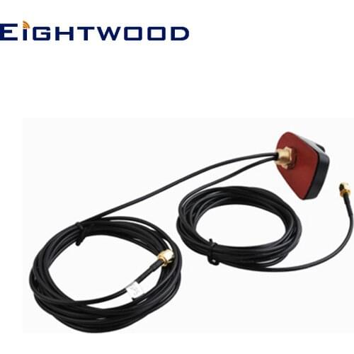 Eightwood Car Multi-band Antenna GPS WiFi Antenna Car Shark Antenna Aerial for GPS Receivers and Mobile for Audi BNW