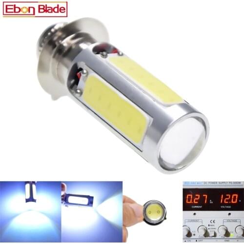 2Pcs P15D H6M White 6000K Motorcycle Led Headlight COB 25W High Low Beam Fit For Motorbike Scooter Globe Bulbs 12v DC