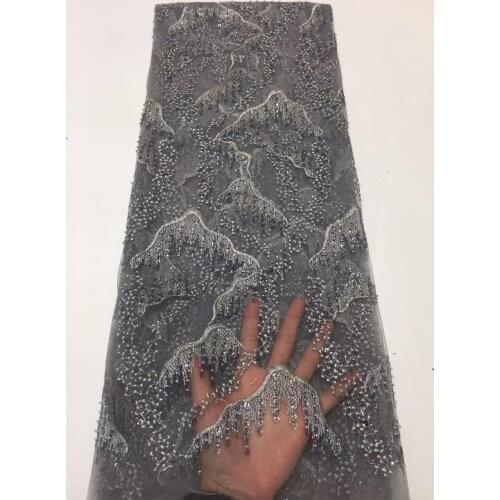 French Lace Fabric 2021 African Tulle Lace Fabric High Quality Nigerian Lace Embroidered Wedding Dress ZX36871