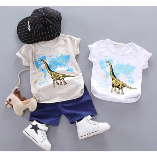 Newborn Clothes For Baby Girl Clothes Set Summer Baby Boys Clothes Cartoon Cotton T-shirt+Pant Outfits Kids Suit Infant Clothing