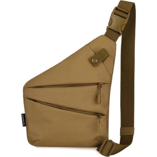 Outdoor Shoulder Bag Hiking Camping Sling Backpack Molle Chest Hunting Pack Fishing Bag Right/Left Shoulder