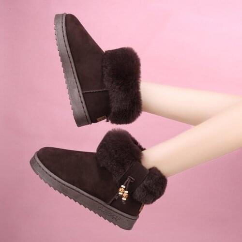 2020 New INS Fashion High Platform Boots High Ankle Boots Women Thicken Warm Snow Boots Woman Zapatos De Mujer R12-42