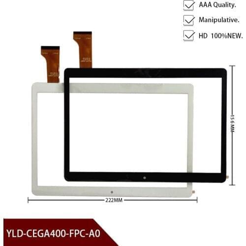 Original White or Black 9.6" inch Tablet YLD-CEGA400-FPC-A0 Touch screen digitizer panel replacement glass Sensor 222MM*156MM
