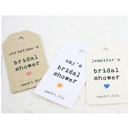 Personalized Hostess wedding welcome gift engagement Party Favor Tags bridal shower Bachelorette booking Cards