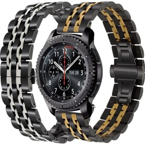 22mm for Samsung Galaxy Watch 46mm Strap/Gear S3 Frontier/Classic Band 20mm pulseira for galaxy watch active 2/Amazfit bip wrist