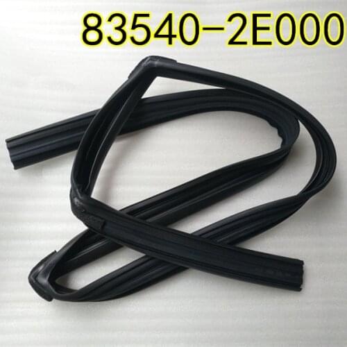 For hyunadai Tucson RIGHT REAR DOOR PANEL GLASS WINDOW RUBBER SEAL TRACK run BACK 835402E000