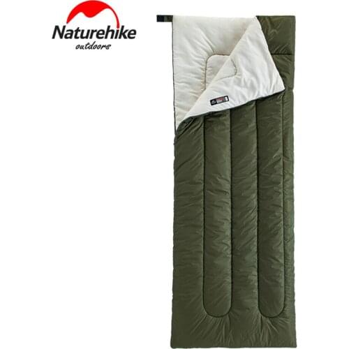 Naturehike Envelope Sleeping Bag Ultralight Compact Waterproof Cotton Blanket Backpacking Hiking Camping Sleep Mat Bivouac Gear