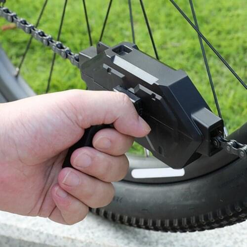 Bicycle Chain Cleaners Easily Remove Dirt Anti-crack Accessory Mountain Road Bike Chain Cleaning Scrubber Equipment for Bike