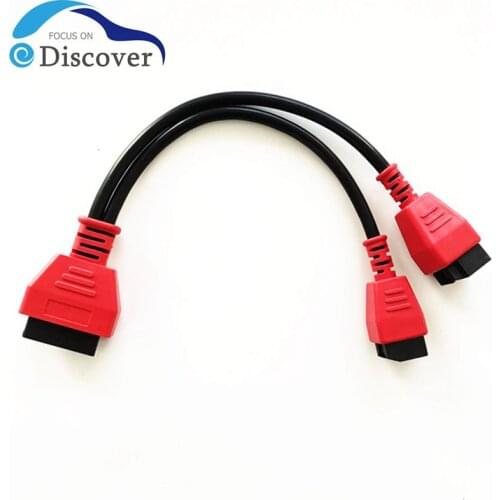 High quality For Chrysler cable 12+8 connector works for LAUNCH X431/OBDSTAR/Autel Maxisys for chrysler 12 8 adapter cable