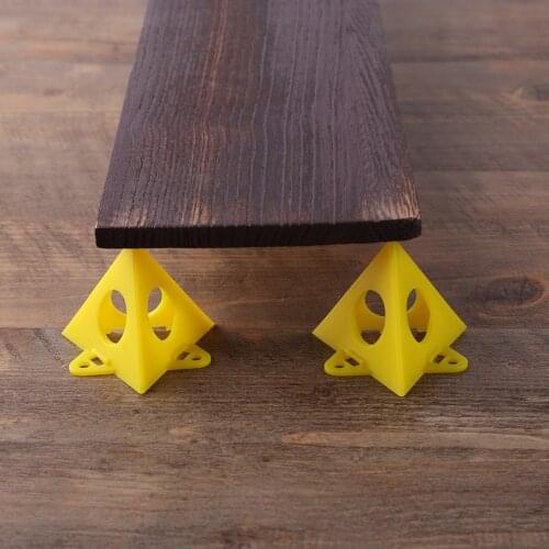 10 Pcs/Set Woodworking Accessories Wood work Tools Painters Pyramid Stands Paint Tool Triangle Paint Pads Feet for Woodworking