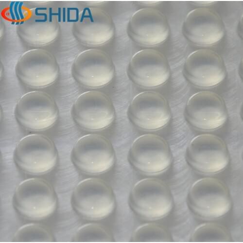 1000PCS 9mm x 3.5mm clear anti slip Silica gel rubber plastic bumper damper shock absorber 3M self-adhesive silica gel feet pads