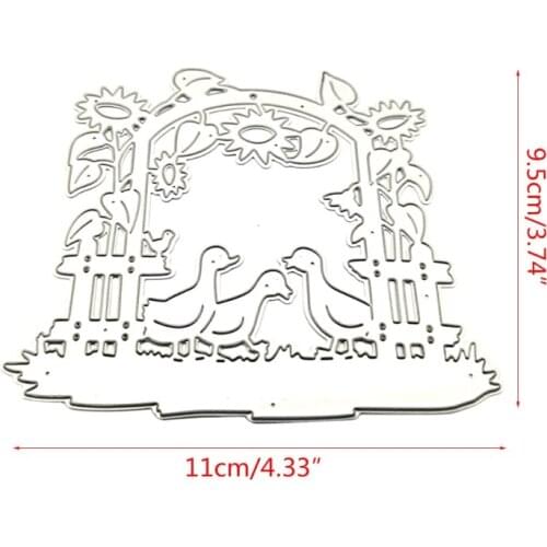 50LB Lawn Three Little Ducks Carbon Steel Cutting Dies DIY Scrapbooking Photo Album Embossing Paper Cards Making Stencil Cards