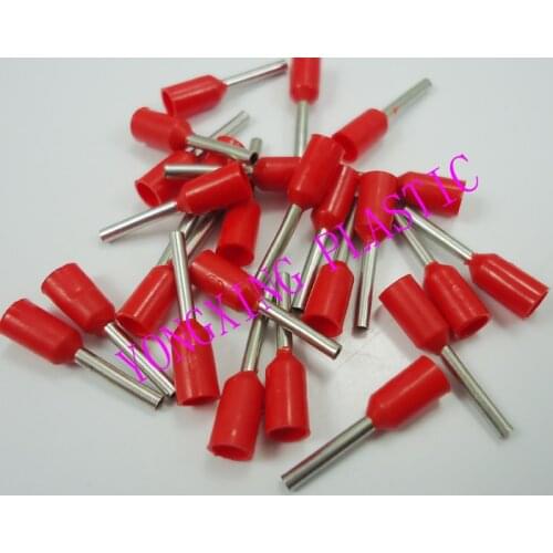 500pcs/lot E0506 cord end insulating terminal 22AWG (0.5 square cable ) wire ferrules