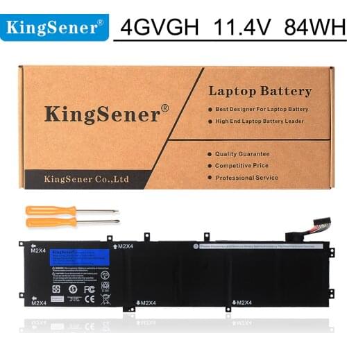 KingSener New 4GVGH Laptop Battery for DELL Precision 5510 XPS 15 9550 series 1P6KD T453X 11.4V 84WH